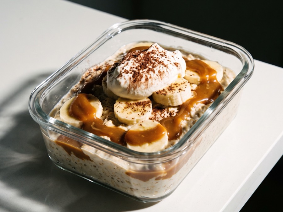 Banoffee Overnight Oats